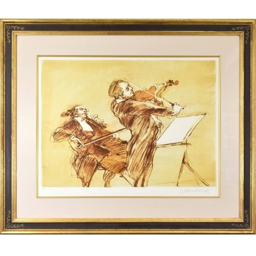 クロード・ワイズバッシュ　チェロとバイオリンの二重奏