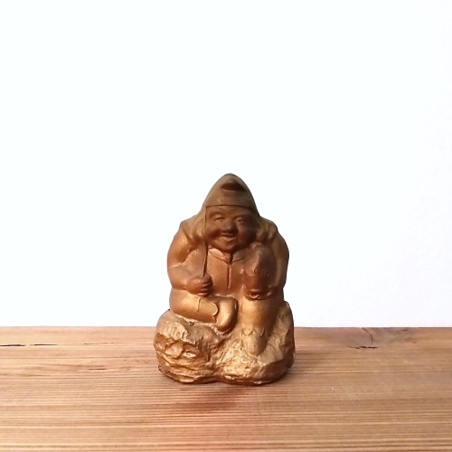 小さな鋳造恵比寿天