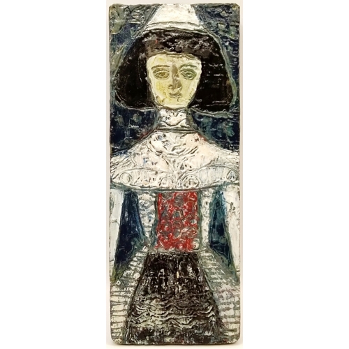 pa. co.　panel painting（girl）