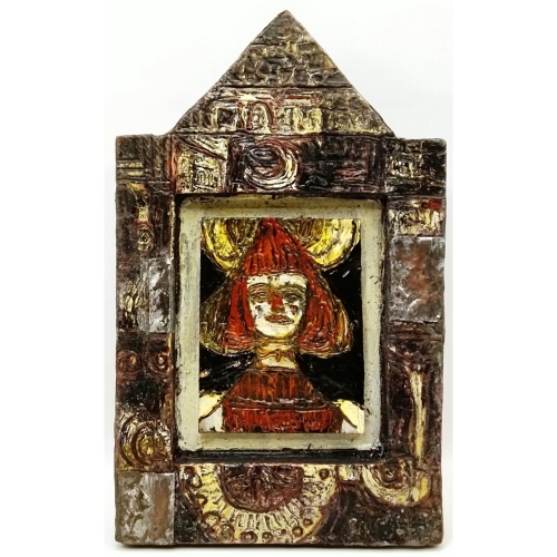 pa. co.　panel painting（girl）