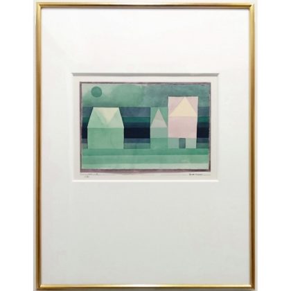 Paul Klee　12の水彩画　三つの家