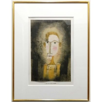 パウル・クレー　12の水彩画　黄色い男の肖像