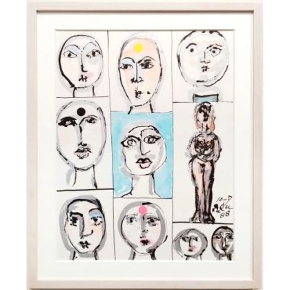 猪熊弦一郎 FACES スケッチブック