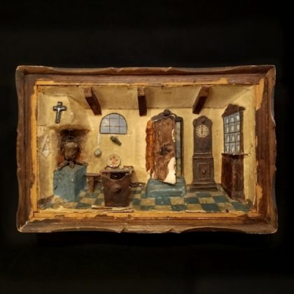 室内風景のジオラマ