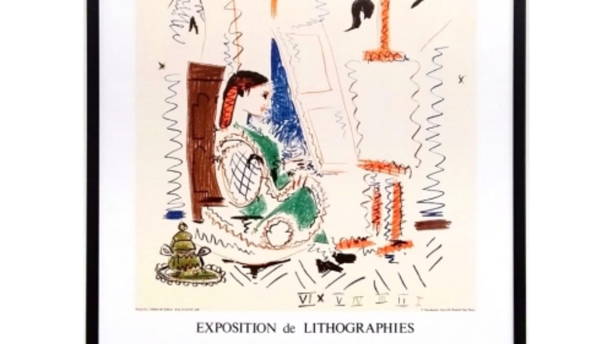 パブロ・ピカソのリトグラフポスターをUPしました | アトリエウチノ