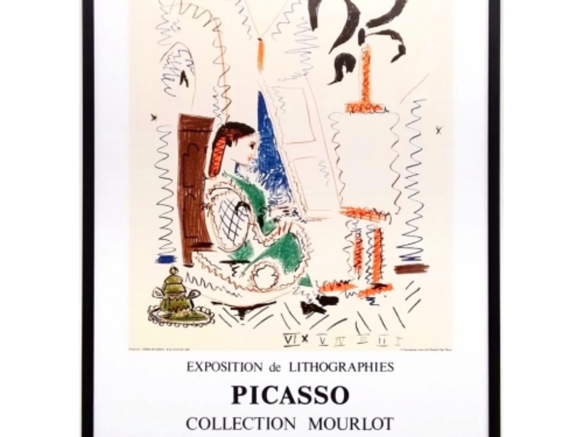パブロ・ピカソのリトグラフポスターをUPしました | アトリエウチノ