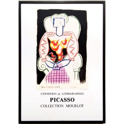 パブロ・ピカソ 肘掛け椅子の女