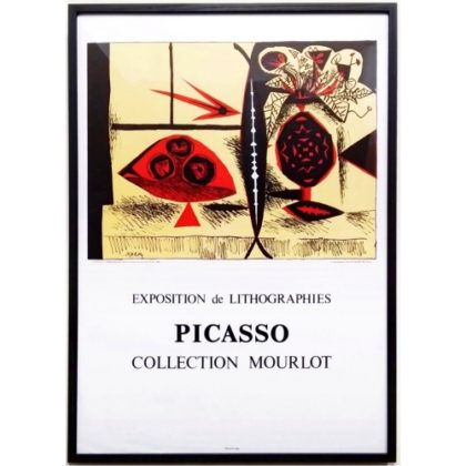 パブロ・ピカソ 花瓶のあるコンポジション