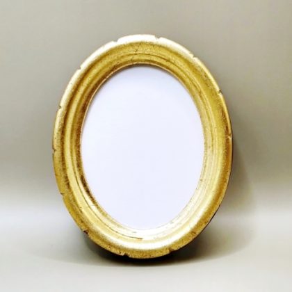 kurogane額縁　フレーム　ゴールドブラック・オーバル