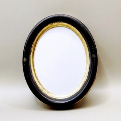 kurogane額縁　フレーム　ブラックゴールド・オーバル