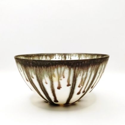 青木良太 ミルク釉ボウル(M)