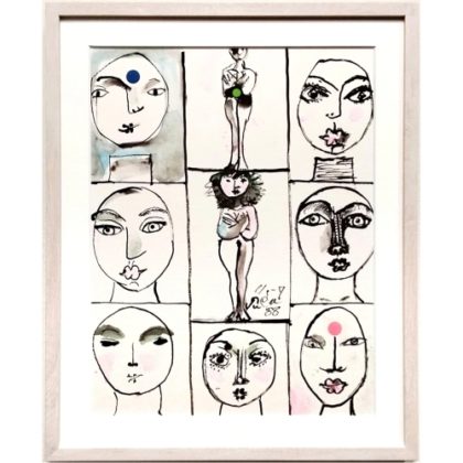 猪熊弦一郎 FACES スケッチブック 20