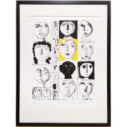 猪熊弦一郎　FACES　顔C